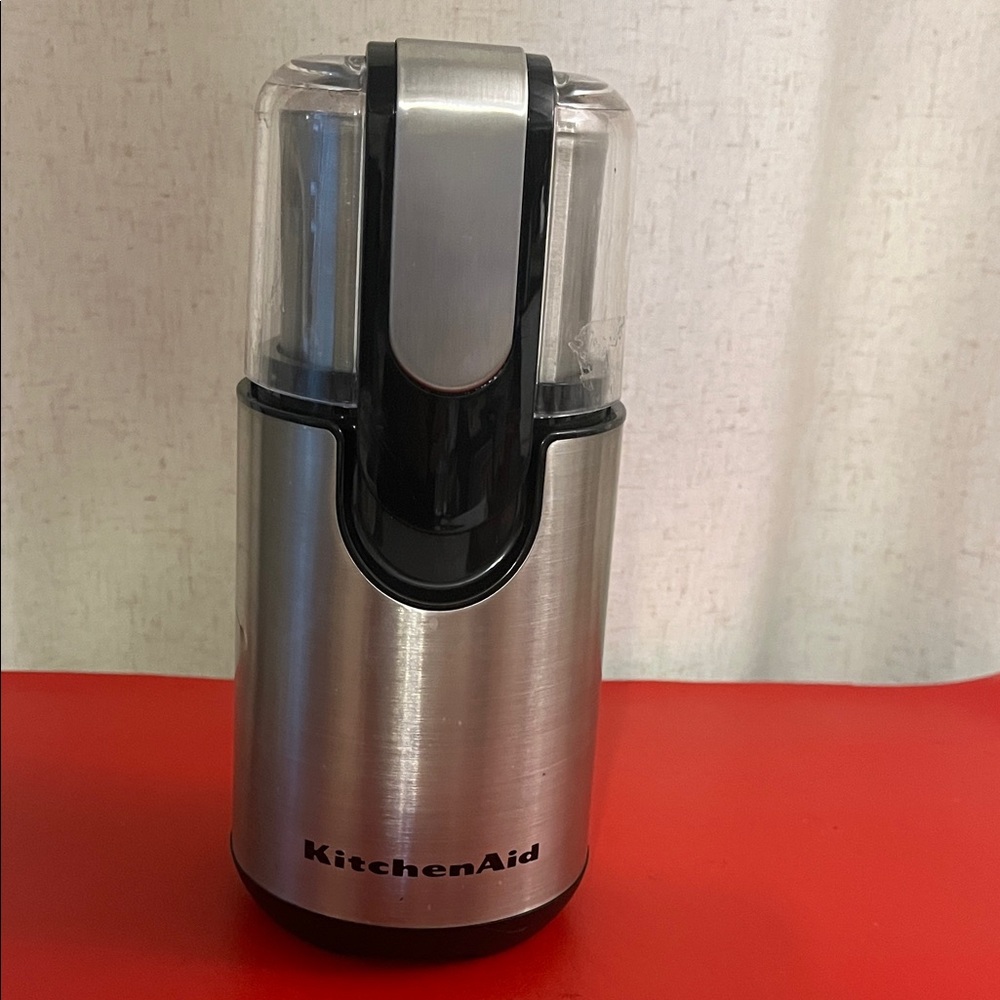 KitchenAid Stainless Steel and Black Coffee Grinder